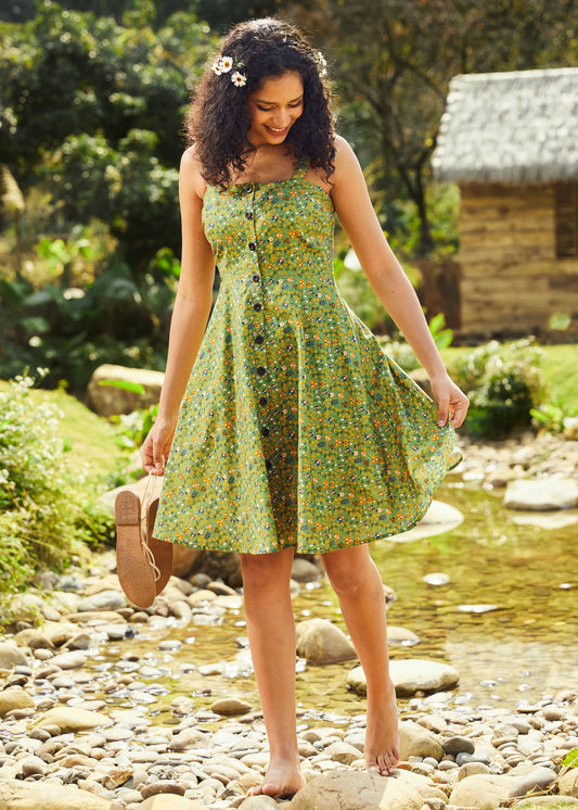 Sunbeam Dance Strappy Dress