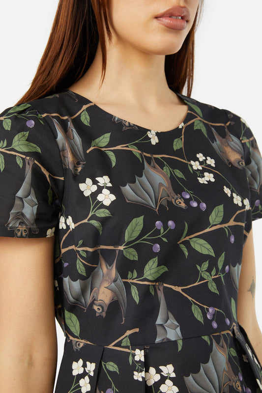 Old World Printed Dress